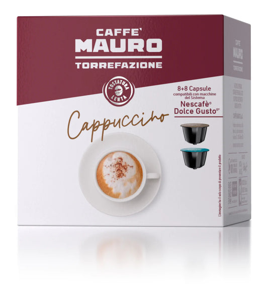 CAFFE' MAURO COMPATIBILI DOLCE GUSTO CAPPUCCINO 16 CAPSULE
