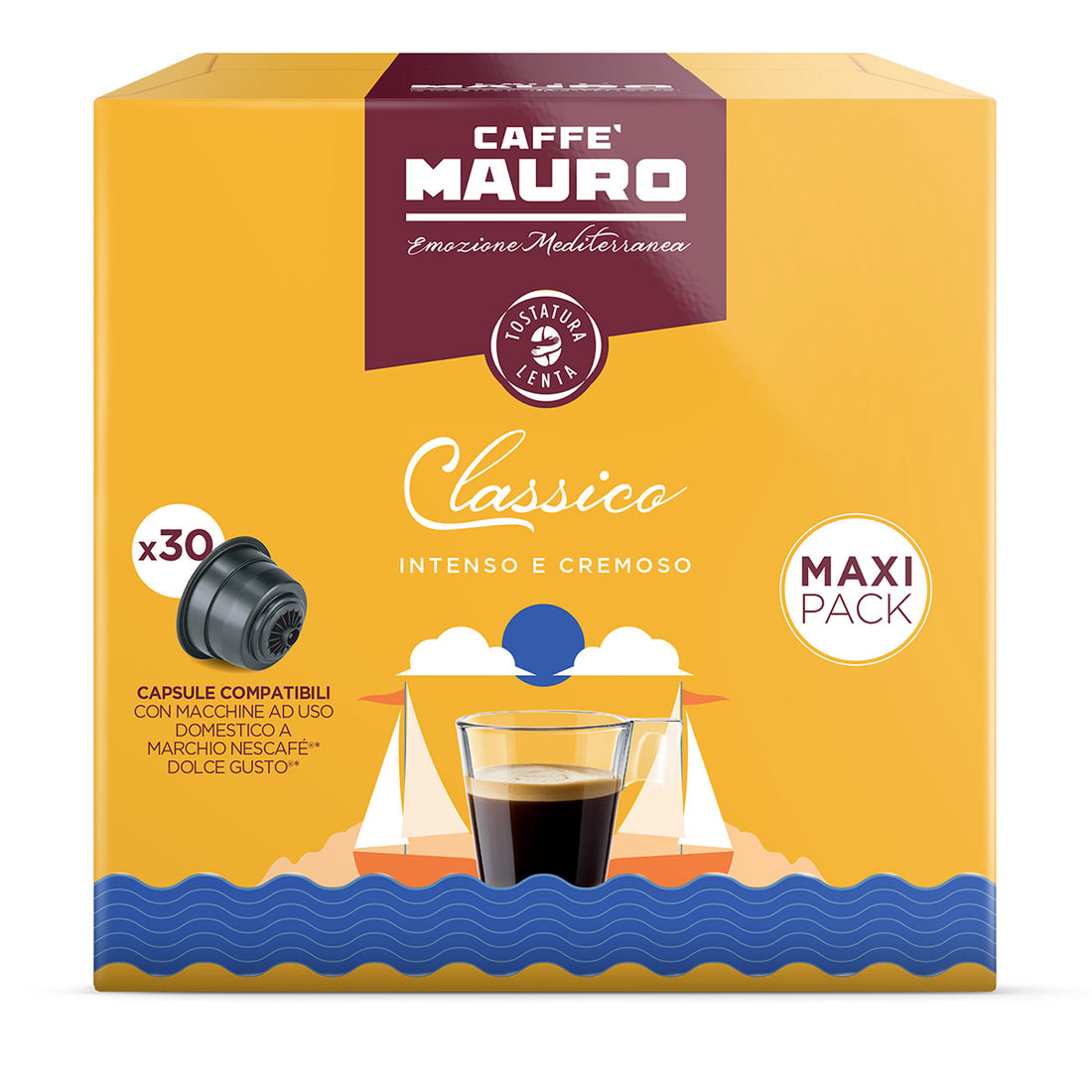Classico in capsule Caffè Mauro compatibili con sistema NESCAFÉ® Dolce ...