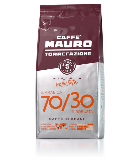 CAFFE' MAURO GRANI 70% ARABICA- 30% ROBUSTA 250g