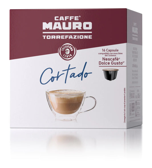 CAFFE' MAURO COMPATIBILI DOLCE GUSTO CORTADO 16 CAPSULE
